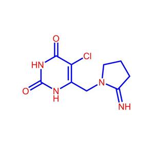 5-氯-6-[(2-亚氨基-1-吡咯烷基)甲基]-2,4(1H,3H)-嘧啶二酮183204-74-2