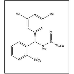 S(R)]-N-[(S)-(3,5-二甲基苯基)[2-(二环己基膦)苯基]甲基]-N-甲基-2-叔丁基亚磺酰胺