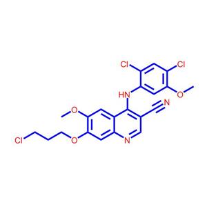 7-(3-氯丙氧基)-4-[(2,4-二氯-5-甲氧基苯基)氨基]-6-甲氧基-3-氰基喹啉,7-(3-Chloropropoxy)-4-(2,4-dichloro- 5-methoxyphenylamino)-6- methoxyquinoline-3-carbonitrile
