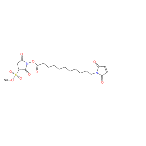 11-马来酰亚胺十一酸磺酸基-N-琥珀酰亚胺酯钠盐