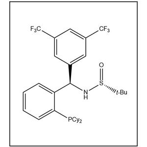 S(R)]-N-[(R)-3,5-(二(三氟甲基)苯基][2-(二环己基膦)苯基]甲基]-2-叔丁基亚磺酰胺