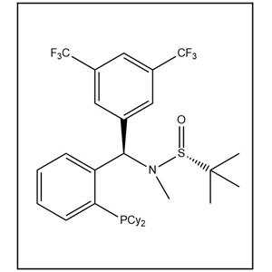 S(R)]-N-[(R)-3,5-二(三氟甲基)苯基)]-[2-(二环己基膦)苯基]-N-甲基-2-叔丁基亚磺酰胺