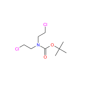 N,N-双(2-氯乙基)氨基甲酸叔丁酯,N-Boc-N,N-bis(2-chloroethyl)amine