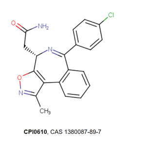 CPI-0610是一种有效的选择性 BET溴区抑制剂