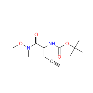 1-(甲氧基(甲基)氨基)-1-氧代-4-戊炔-2-氨基甲酸叔丁酯