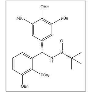 S(R)]-N-[(S)-[3,5-二叔丁基-4-甲氧基苯基][(3-苄氧基-2-(二环己基膦)苯基)甲基]-2-叔丁基亚磺酰胺 2565792-48-3