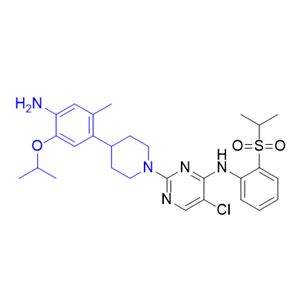 色瑞替尼杂质01,2-(4-(4-amino-5-isopropoxy-2-methylphenyl)piperidin-1-yl)-5-chloro-N-(2-(isopropylsulfonyl)phenyl)pyrimidin-4-amine