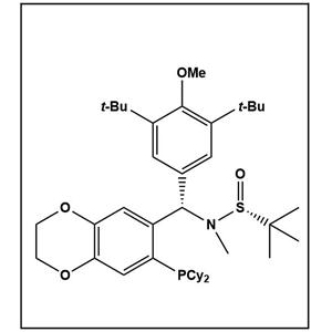 (R)-N-[(S)-(3,5-二叔丁基-4-甲氧基苯基)(7-(二环己基膦基)-2,3-二氢苯并[b][1,4]二噁英-6-基)甲基),2-二甲基丙烷-2-亚磺酰胺