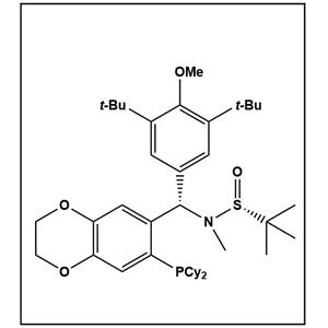 (R)-N-[(S)-(3,5-二叔丁基-4-甲氧基苯基)(7-(二環(huán)己基膦基)-2,3-二氫苯并[b][1,4]二噁英-6-基)甲基),2-二甲基丙烷-2-亞磺酰胺