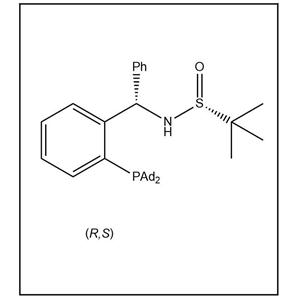 S(R)]-N-[(S)-[2-(二金刚烷基膦)苯基]苯甲基]-2-叔丁基亚磺酰胺,S(R)]-N-[(S)-[2-(Diadamantanphosphino)phenyl]phenylmethyl]-2-methyl-2-propanesulfinamide