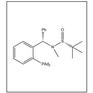 S(R)]-N-[(S)-[2-(二金刚烷基膦)苯基]苯甲基]-N-甲基-2-叔丁基亚磺酰胺,S(R)]-N-[(S)-[2-(Diadamantanphosphino)phenyl]phenylmethyl]-N,2-dimethyl-2-propanesulfinamide
