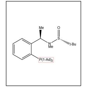 S(R)]-N-[(R)-[2-(二金刚烷基膦)苯基]乙基]-N-甲基-2-叔丁基亚磺酰胺,S(R)]-N-[(R)-1-[2-(Diadamantanphosphino)phenyl]ethyl]-N,2-dimethyl-2-propanesulfinamide