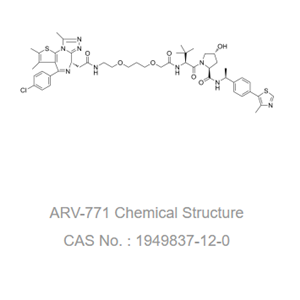 ARV-771是一种基于蛋白水解靶向嵌合体(PROTAC)技术的小分子泛BET降解剂