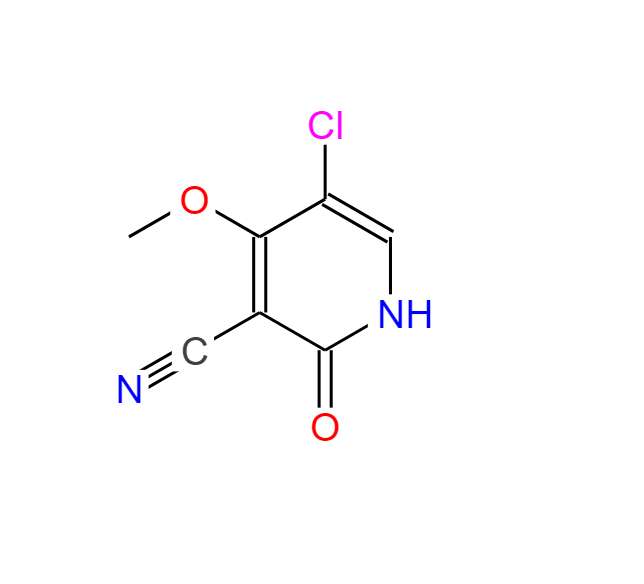 5-氯-2-羟基-3-氰基-4-甲氧基吡啶,5-CHLORO-1,2-DIHYDRO-4-METHOXY-2-OXO-3-PYRIDINECARBONITRILE