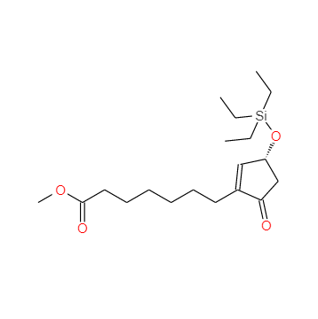 (3R)-5-氧代-3-[(三乙基硅烷基)氧基]-1-环戊烯-1-庚酸甲酯(中间...),(3R)-5-Oxo-3-[(triethylsilyl)oxy]-1-cyclopentene-1-heptanoic Acid Methyl Ester