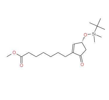 (R)-(+)-3-(叔丁基二甲基硅氧基)-5-氧代-1-环戊烯基-1-己酸甲酯,METHYL (R)-(+)-3-(TERT-BUTYLDIMETHYLSILYLOXY)-5-OXO-1-CYCLOPENTENE-1-HEPTANOATE
