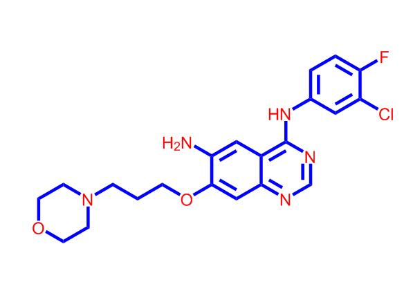 N4-(3-氯-4-氟苯基)-7-(3-吗啉丙氧基)喹唑啉-4,6-二胺,N4-(3-chloro-4-fluorophenyl)-7-(3-morpholinopropoxy)quinazoline-4,6-diamine