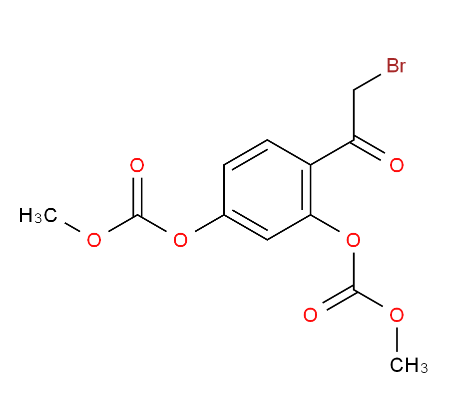 肽胺密多中间体,4-(bromoacetyl)-1,3-phenylene dimethyl biscarbonate