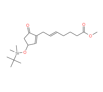 (Z)-7-[3-[[1,1-二甲基乙基)二甲基硅烷基]氧基]-5-氧代-1-环戊烯-1-基]-5庚烯酸甲酯(...),5-Heptenoic acid, 7-[3-[[(1,1-diMethylethyl)diMethylsilyl]oxy]-5-oxo-1-cyclopenten-1-yl]-, Methyl ester, (Z)- (9CI)