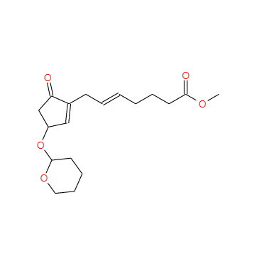 7-[5-氧代-3-[(四氢-2H-吡喃-2-基)氧基]-1-环戊烯-1-基]-5-庚烯酸甲酯(...),5-Heptenoic acid, 7-[5-oxo-3-[(tetrahydro-2H-pyran-2-yl)oxy]-1-cyclopenten-1-yl]-, Methyl ester