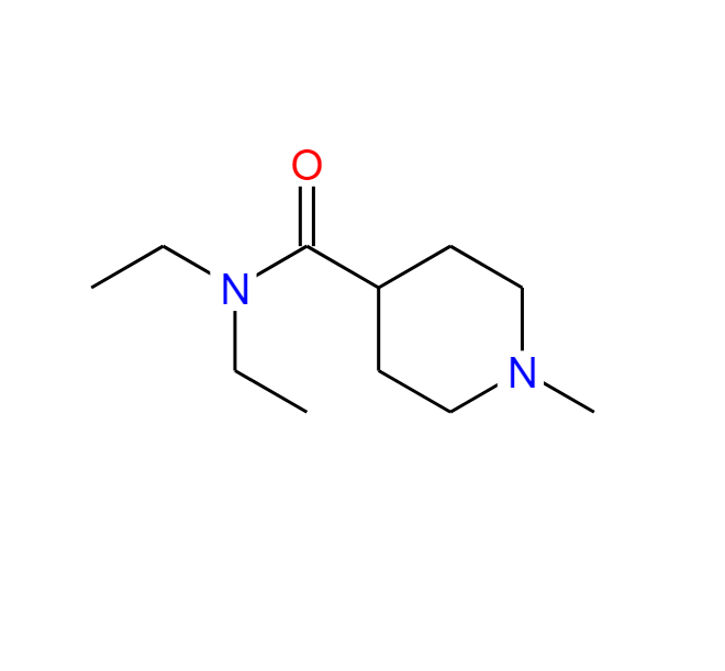 N,N-二乙基-1-甲基哌啶-4-甲酰胺,4-Piperidinecarboxamide,N,N-diethyl-1-methyl-