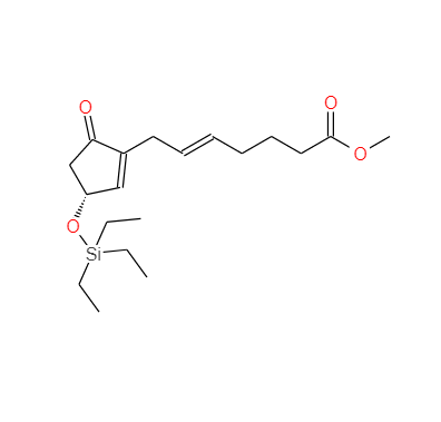 (5Z)-7-[(3R)-5-氧代-3-[(三乙基硅烷基)氧基]-1-环戊烯-1-基]-5-庚酸甲酯(...),5-Heptenoic acid, 7-[(3R)-5-oxo-3-[(triethylsilyl)oxy]-1-cyclopenten-1-yl]-, Methyl ester, (5Z)-