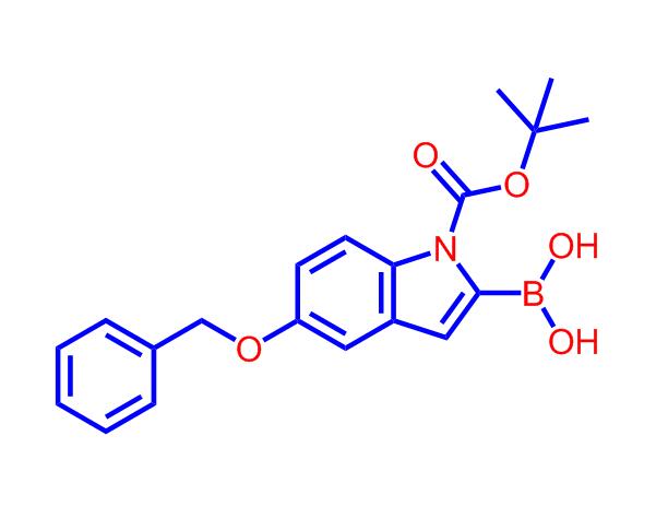 5-苄氧基-1-Boc-吲哚-2-硼酸,5-Benzyloxy-1-Boc-indole-2-boronic acid