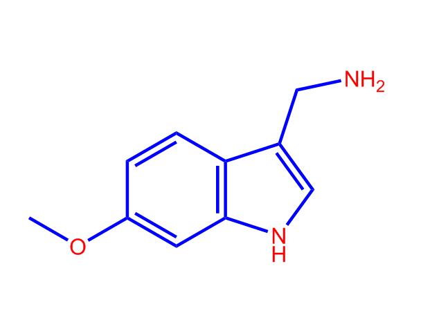 6-甲氧基-1H-吲哚-3-甲基胺,(6-Methoxy-1H-indol-3-yl)methanamine