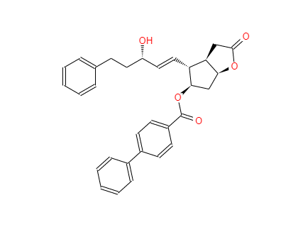 [1,1'-聯(lián)苯]-4-羧酸,(3AR,4R,5R,6AS)-六氫-4-[(1E,3S)-3-羥基-5-苯基-1-戊烯-1-基]-2-氧代-2H-環(huán)戊并[B]呋喃-5-基酯(...),[1,1'-Biphenyl]-4-carboxylic acid, (3aR,4R,5R,6aS)-hexahydro-4-[(1E,3S)-3-hydroxy-5-phenyl-1-pentenyl] -2-oxo-2H-cyclopenta[b]furan-5-yl ester