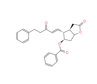 (3AR,4R,5R,6AS)-5-(苯甲酰氧基)六氢-4-[(1E)-3-氧代-5-苯基-1-戊烯基]-2H-环戊并[B]呋喃-2-酮,(3aR,4R,5R,6aS)-5-(Benzoyloxy)hexahydro-4-[(1E)-3-oxo-5-phenyl-1-pentenyl]-2H-cyclopenta[b]furan-2-one
