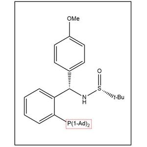 S(R)]-N-[(S)-(4-甲氧基)[2-(二金剛烷基膦)苯基]甲基]-2-叔丁基亞磺酰胺