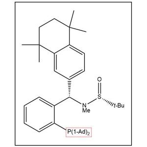 S(R)]-N-[(S)-[2-(二金刚烷基膦)苯基](5,6,7,8-四氢-5,5,8,8-四甲基-2-萘基)甲基]-N-甲基-2-叔丁基亚磺酰胺