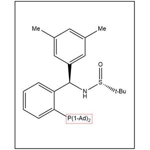 S(R)]-N-[(R)-(3,5-二甲基苯基)[2-(二金刚烷基膦)苯基]甲基]-2-叔丁基亚磺酰胺,S(R)]-N-[(R)-(3,5-Dimethylphenyl)[2-(Diadamantanphosphino)phenyl]methyl]-2-methyl-2-propanesulfinamide