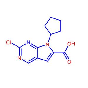 2-氯-7-环戊基-7H-吡咯并[2,3-D]嘧啶-6-甲,2-chloro-7-cyclopentyl-7H-pyrrolo[2,3-d]pyriMidine-6-carboxylic acid