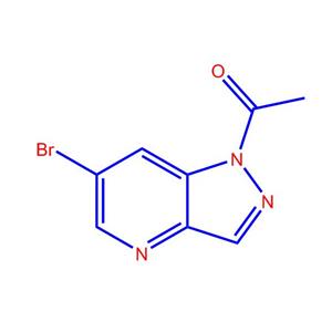1-(6-溴-1H-吡唑并[4,3-b]吡啶-1-基)乙酮,1-(6-bromo-1H-pyrazolo[4,3-b]pyridin-1-yl)ethan-1-one