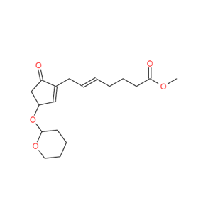 7-[5-氧代-3-[(四氢-2H-吡喃-2-基)氧基]-1-环戊烯-1-基]-5-庚烯酸甲酯(...),5-Heptenoic acid, 7-[5-oxo-3-[(tetrahydro-2H-pyran-2-yl)oxy]-1-cyclopenten-1-yl]-, Methyl ester