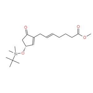 (5Z)-7-[(3R)-3-[(四氢-2H-吡喃-2-基)氧基]-1-环戊烯-1-基]-5-庚烯酸甲酯(...),5-Heptenoic acid, 7-[(3R)-3-[[(1,1-diMethylethyl)diMethylsilyl]oxy]-5-oxo-1-cyclopenten-1-yl ]-, Methyl ester, (5Z)-