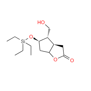 (3AR,4S,5R,6AS)-六氢-4-(羟甲基)-5-[(三乙基硅烷基)氧基]-2H-环戊并[B]呋喃-2-酮(...),(3aR,4S,5R,6aS)-4-(hydroxyMethyl)-5-(triethylsilyloxy)-hexahydro-cyclopentafuran-2-one