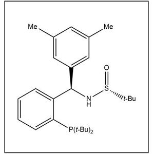S(R)]-N-[(R)-(3,5-二甲基苯基)[2-(二叔丁基膦)苯基]甲基]-2-叔丁基亚磺酰胺