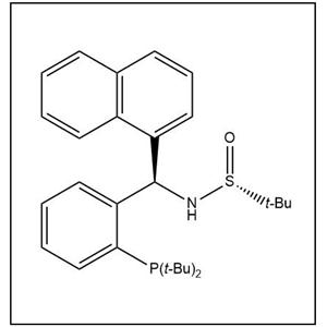 S(R)]-N-[(R)-[2-(二叔丁基膦)苯基]-1-萘基甲基]-2-叔丁基亚磺酰胺