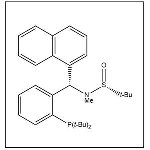 S(R)]-N-[(S)-[2-(二叔丁基膦)苯基]-1-萘基甲基]-N-甲基-2-叔丁基亞磺酰胺