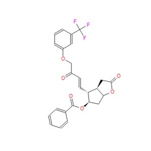 (3AR,4R,5R,6AS)-5-(苯甲酰氧基)六氢-4-[(1E)-3-氧代-4-[3-(三氟甲基)苯氧基]-1-丁烯基]-2H-环戊并[B]呋喃-2-酮,(3aR,4R,5R,6aS)-5-(Benzoyloxy)hexahydro-4-[(1E)-3-oxo-4-[3-(trifluoromethyl)phenoxy]-1-buten-1-yl]-2H-cyclopenta[b]furan-2-one