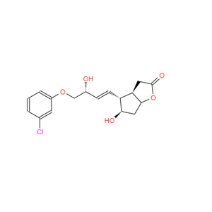 2H-環(huán)戊并[B]呋喃-2-酮,4-[(1E,3R)-4-(3-氯苯氧基)-3-羥基-1-丁烯-基]六氫-5-羥基-,(3AR,4R,5R,6AS)-(...)