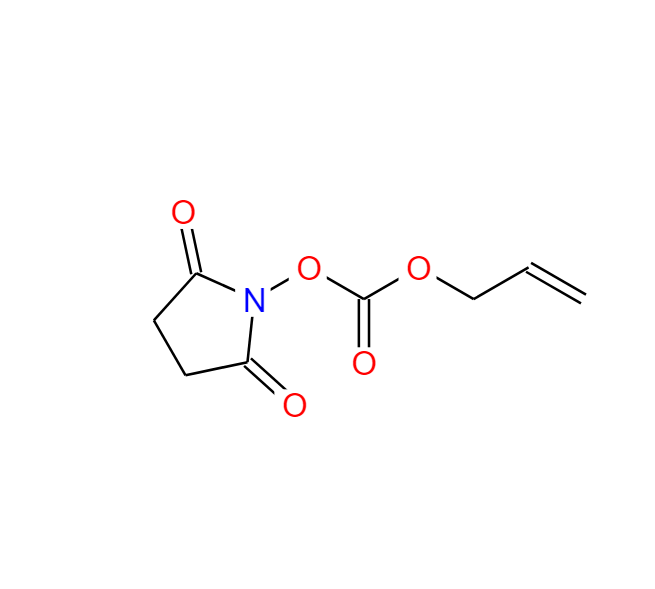 烯丙基琥珀酰亚胺基碳酸酯,N-(Allyloxycarbonyloxy)succinimide