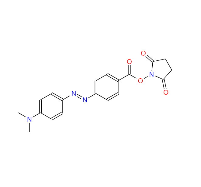 4-[4-(二甲基氨基)苯偶氮]苯甲酸 N-丁二酰亚胺酯,4-((4-(DIMETHYLAMINO)PHENYL)AZO)BENZOIC ACID, SUCCINIMIDYL ESTER