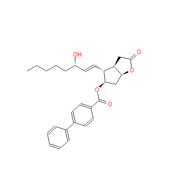 [1,1'-联苯]-4-羧酸,(3AR,4R,5R,6AS)-六氢-4-[(1E,3S)-3-羟基-1-辛烯-1-基]-2-氧代-2H-环戊并[B]呋喃-5-基酯(...),[1,1'-Biphenyl]-4-carboxylic acid-(3aR,4R,5R,6aS)-hexahydro-4-[(1E,3S)-3-hydroxy-1-octen-1-yl]-2-oxo-2H-cyclopenta[b]furan-5-yl ester