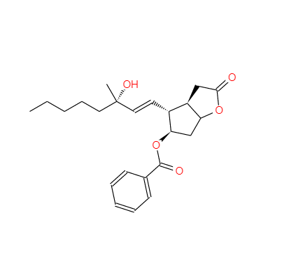 2H-環(huán)戊并[B]呋喃-2-酮,5-(苯甲酰氧基)六氫-4-(3-羥基-3-甲基-1-辛烯基)-,[3AR-[3A,4(1E,3S*),5,6A]],2H-Cyclopenta[b]furan-2-one, 5-(benzoyloxy)hexahydro-4-(3-hydroxy-3-Methyl-1-octenyl)-, [3aR-[3aa,4a(1E,3S*),5b,6aa]]-