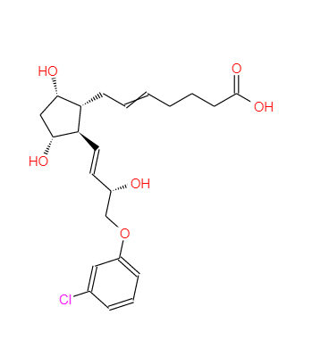 (5Z)-REL-7-[(1R,2R,3R,5S)-2-[(1E,3S)-4-(3-氯苯氧基)-3-羟基-1-丁烯基]-3,5-二羟基环戊基]-5-庚烯酸,16-(3-chlorophenoxy)-17,18,19,20-tetranorprostaglandin F2 alpha