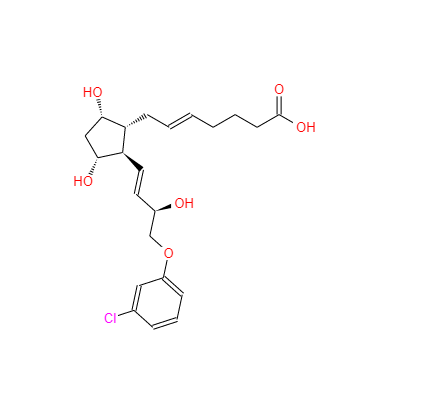 5,6-反式-(±)-氯前列醇,5-Heptenoic acid, 7-[(1R,2R,3R,5S)-2-[(1E,3R)-4-(3-chlorophenoxy)-3-hydroxy-1-buten-1-yl]-3,5-dihydroxycyclopentyl]-, (5E)-rel-