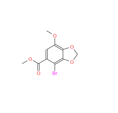 4-溴-7-甲氧基-1,3-苯并二氧杂环戊烯-5-羧酸甲酯,4-BROMO-7-METHOXY-BENZO[1,3]DIOXOLE-5-CARBOXYLIC ACID METHYL ESTER